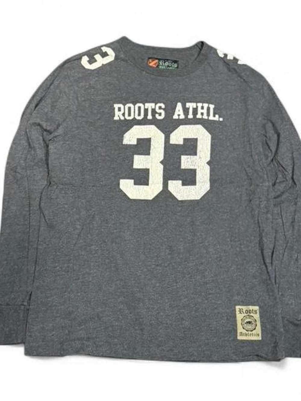 Y2K Roots Athletics Sportswear Grey Slim Longsleeve